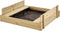 TP Play - Zandbak met deksel - 100 x 90 x 27 cm - Houtkleurig