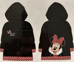 Regenjas kind Minnie Mouse zwart maat 128/134