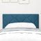 vidaXL - Hoofdbord - met - Diamanten - Blokken - in - Donkerblauw, - 80 - cm, - van - Fluweel