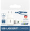 Ansmann HC218PD - USB-oplader 18 W - 2x USB-uitgangen - Wit