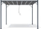 Intimo garden - Prieel met lamellen - 3x3 m - antraciet - Paviloen inclusief lamellen dak