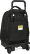Schoolrugzak met Wielen Kappa Black Zwart (33 x 45 x 22 cm)