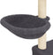 vidaXL - Kattenmeubel - met - sisal - krabpalen - 83 - cm - donkergrijs