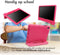 imoshion Tablet Hoes Kinderen - Geschikt voor iPad 11 (2025) 11 inch / 10e generatie (2022) 10.9 inch - Kidsproof Backcover met handvat - Roze