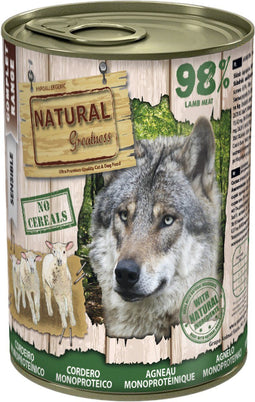 Natural greatness monoproteic lamb recipe 170gr