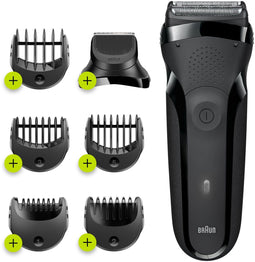Braun Series 3 300BT - Elektrisch scheerapparaat - 3 Flex-scheerbladen - Waterdicht