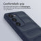iMoshion Hoesje Geschikt voor Samsung Galaxy S23 Hoesje Siliconen - iMoshion EasyGrip Backcover - Donkerblauw
