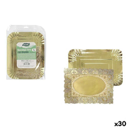 Snackdienblad Algon Rechthoekig 22 x 28 cm (30 Stuks)