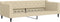 vidaXL - Slaapbank - 80x200 - cm - stof - crèmekleurig