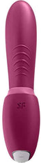 Satisfyer, drukgolfvibrator, konijn, 'Sunray', 15 cm, met app, waterdicht, oplaadbaar, huidvriendelijke siliconen