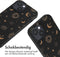 imoshion Hoesje Geschikt voor iPhone 15 Hoesje Met Koord - imoshion Siliconen design hoesje met koord - Zwart / Sky Black
