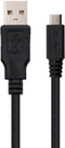 Nanocable 10.01.0503 - USB A naar Micro-USB B - 3 m - Zwart