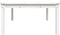 vidaXL Tuintafel 121x82,5x45 cm massief grenenhout wit