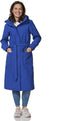 Happy Rainy Days Rome - Lange Regenjas Dames - Waterdicht Ademend - Kobalt Blauw