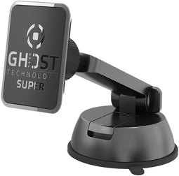 Celly GHOSTSUPERDASH - Autohouder - 2 Magneetplaten - Zwart