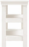 vidaXL - Werkbank - 78,5x50x80 - cm - massief - grenenhout - wit