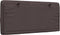vidaXL - Hoofdbordkussen - 100 - cm - stof - donkerbruin