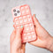 iMoshion Hoesje Geschikt voor Samsung Galaxy S9 Hoesje Siliconen - iMoshion Pop It Fidget Toy - Pop It hoesje - Roze