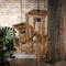 AnLi Style Hanglamp 3x houten frame getrapt