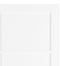 vidaXL - Interieurdeur - 'ORKDAL'Wit - 93x232x4 - cm - Massief - Vurenhout