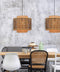 GOOD&MOJO Hanglamp Bhutan - Bamboe/Zwart - Ø40cm - Scandinavisch,Bohemian - Hanglampen Eetkamer, Slaapkamer, Woonkamer