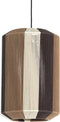 Light & Living Hanglamp Kozana - Donkerbruin - Ø30cm - Modern - Hanglampen Eetkamer, Slaapkamer, Woonkamer