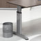 Metalen afvalbak 15 liter geperforeerd Aluminium