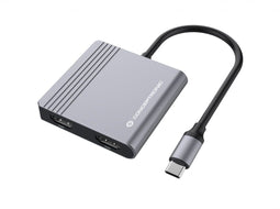 Conceptronic DONN13G - USB 3.2 Gen 1 Type-C Hub - 4K Ultra HD - Grijs