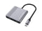 Conceptronic DONN13G - USB 3.2 Gen 1 Type-C Hub - 4K Ultra HD - Grijs