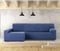 Hoes voor chaise longue met lange armleuning links Eysa JAZ Blauw 180 x 120 x 360 cm