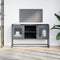vidaXL - Tv-meubel - 100,5x39x60,5 - cm - staal - antracietkleurig