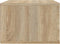 vidaXL - Nachtkastje - wandgemonteerd - 50x36x25 - cm - sonoma - eikenkleurig