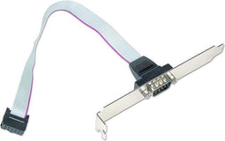 9-pin SUB-D (m) bracket - 0,25 meter