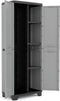 Keter Stilo Multipurpose Hoge kast - 3 halve planken - 68x39x173 cm - Donkergrijs/zwart