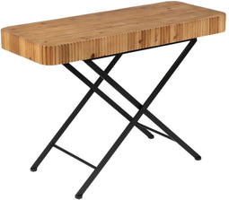 Nachtkastje Bruin Zwart Hout Ijzer 60 x 40 x 55,5 cm