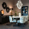 Richmond Spiegel Madlen met veren Black