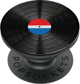 PopSockets - PopGrip - Telefoon Greep & Standaard - BackSpin - Zwart (Premium) LUXE