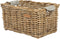 Basil Dorset Fietsmand M - Voor - Rotan - Grijs - Medium