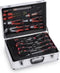 Kreator KRT951002 - Gereedschapskoffer 109-delig - Aluminium 45,6 x 13,8 x 34 cm