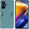 iMoshion Hoesje Geschikt voor Xiaomi Poco F4 GT 5G Hoesje Siliconen - iMoshion Color Backcover - Donkergroen