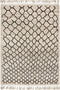 Brink en Campman - Arabiska Hexacon 63501 Vloerkleed - 140x200 - Rechthoek - Berber,Laagpolig Tapijt - Modern - Grijs, Zwart