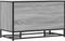 vidaXL - Schoenenbank - 84x40x53,5 - cm - bewerkt - hout - en - metaal - grijs - sonoma
