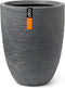 Capi Europe - Vaas Waste Rib NL - Breukbestendig - Terrazzo grijs - Ø38 cm