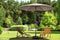 909 Outdoor XL parasol - Taupe parasol - Diameter 300 cm - Waterbestendig