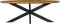 Eetkamertafel Evan 180 cm - Ovale eettafel - eettafel ovaal mangohout