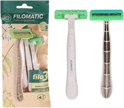 Manual shaving razor Bio Triple (4 pcs)