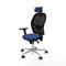 Jorquera Piqueras y Crespo 3D086G2 - Bureaustoel met hoofdsteun - Verstelbare hoogte ademend - Marineblauw