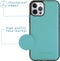 iMoshion Hoesje Geschikt voor iPhone 12 Pro / 12 Hoesje Met Pasjeshouder - iMoshion Luxe Portemonnee - Turquoise