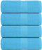 vidaXL - Gastendoekjes - 4 - st - 30x50 - cm - 360 - g/m² - 100% - katoen - turquoise