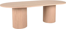 LABEL51 Oliva Eetkamertafel - Naturel - Eiken - 240x120 cm